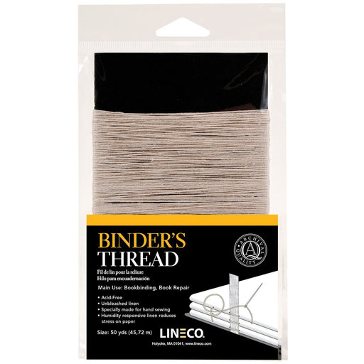 Binder's Thread 50 years, unbleached linen | Lineco