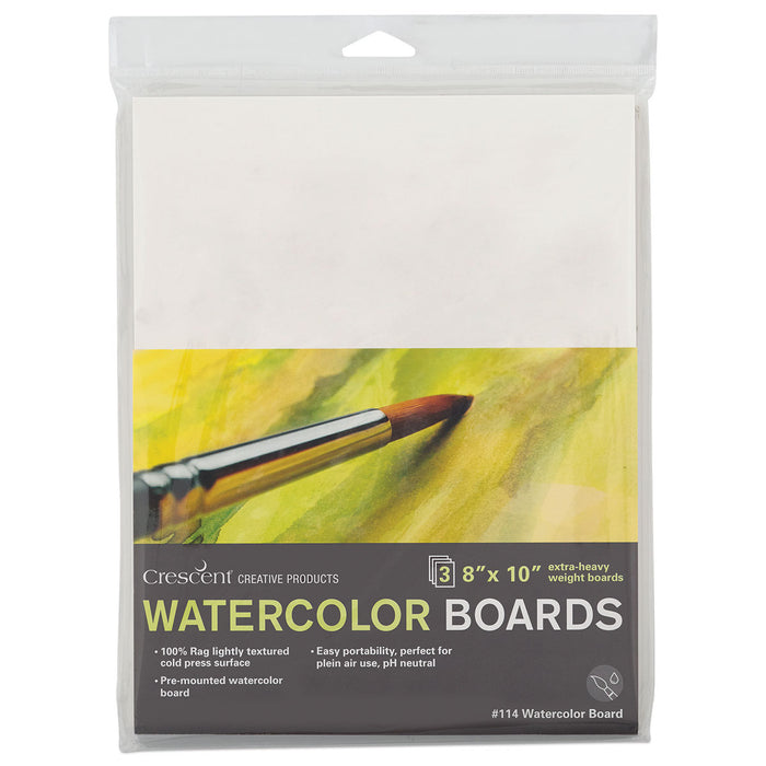 Cold-Press Watercolor Board 3-Packs | Crescent