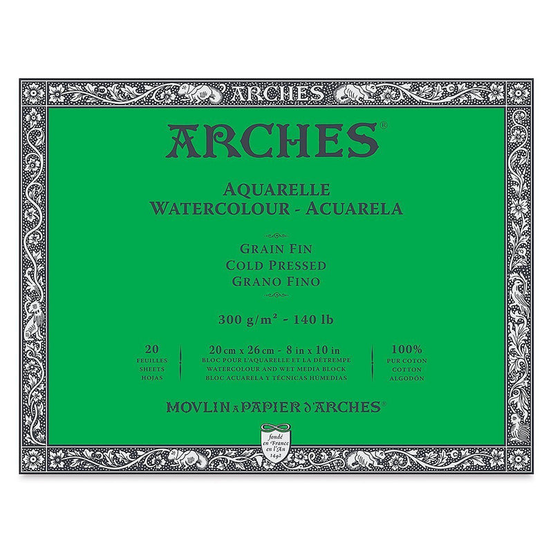 Arches Watercolor Paper Blocks - Art Department LLC
