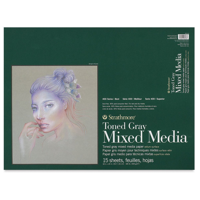 Strathmore 400 Series Toned Gray Sketch Paper Pads - Art Department LLC