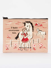 Blue Q Zipper Pouch - Art Department LLC
