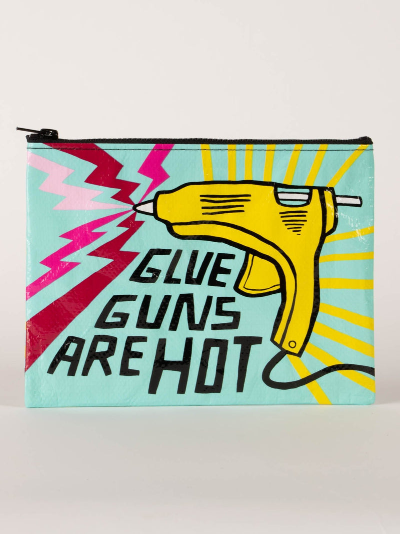 Blue Q Zipper Pouch - Art Department LLC