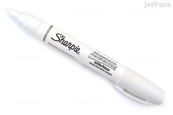 White Water Based Paint Marker with 1/8 inch tip