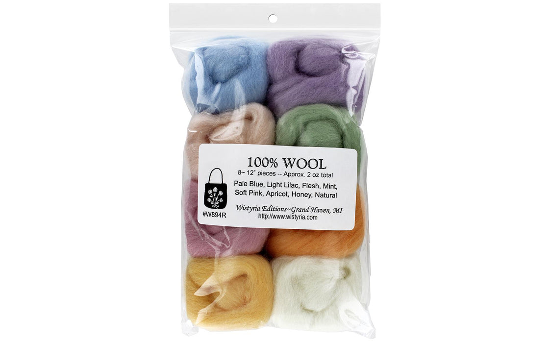 Wistyria Editions 100% Wool Roving | Dimensions