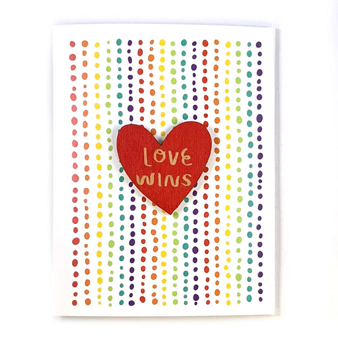 Love Wins Card + Magnet | SnowMade
