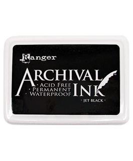 Ranger Archival Ink Pad, Stamp Pad Jet Black - Art Department LLC