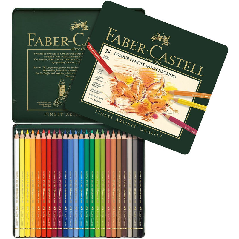Faber - Castell 24 Polychromos Colored Pencils - Art Department LLC
