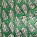 Green Batik Fern Decorative Paper