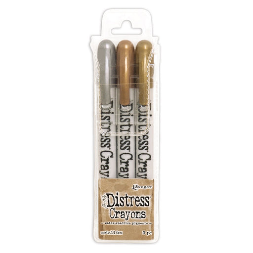 Ranger Tim Holtz Distress Crayons, Metallic set of 3