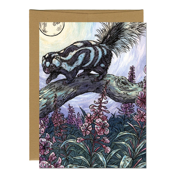 Spotted Skunk Greeting Card
