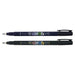 Tombow Fudenosuke Brush Pen 2 pack- Black
