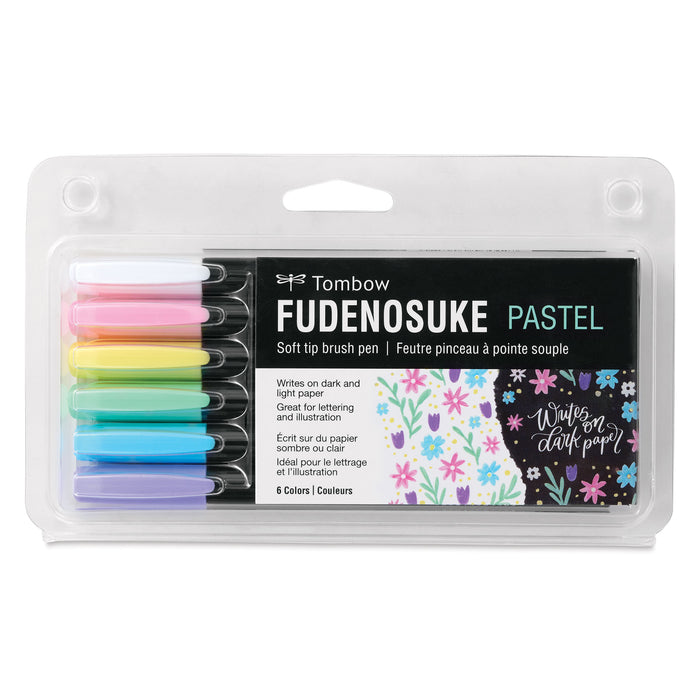 Fudenosuke Colored Brush Pen Sets