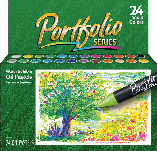 Crayola Portfolio Series Water-Soluble Oil Pastels, 24-Color Set | Crayola