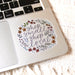 Clear Shop Small Shop Local Sticker, 3x3 in. | Elyse Breanne Design