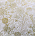 Art Decor, Gold Floral on Cream Background Decorative Paper