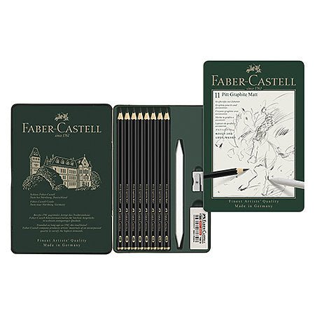 Pitt Graphite Matte Pencil Sets - Art Department LLC