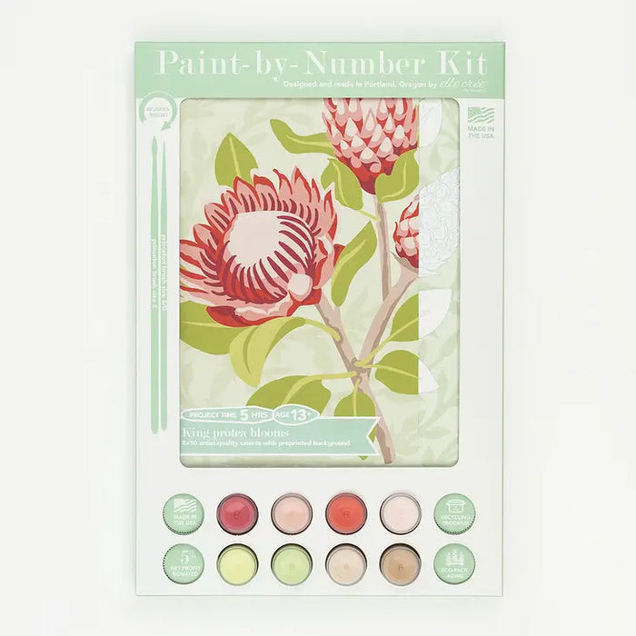 Crater Lake  Paint-by-Number Kit for Adults — Elle Crée (she creates)
