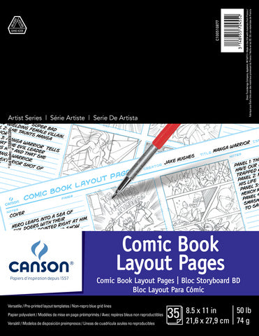 Comic Strip Boards & Layout Pages | Art Department LLC