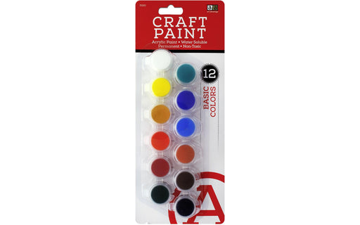 Art Advantage Acrylic Paint Pot Basic 12pc | Art Advantage
