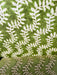 Batik Handpainted Decorative Paper, Olive Green Leaf Vine