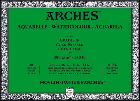 Arches Watercolor Paper Blocks - Art Department LLC