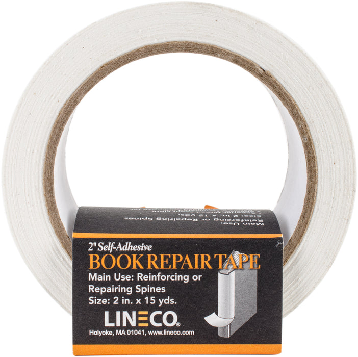 Book spine repair tape