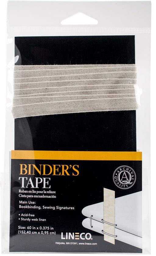 Lineco Binding Tape-Closely Woven Linen .375"X60" | Lineco