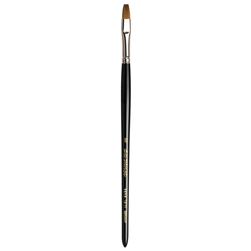 Kolinsky Red Sable Short Handle Watercolor Brushes - Art Department LLC