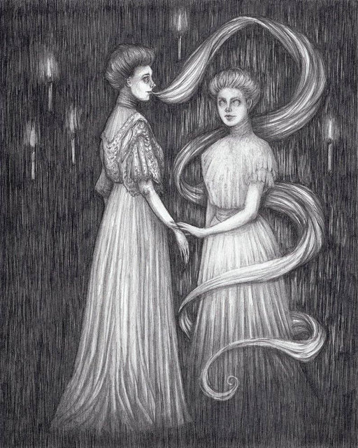 Summoning Specters Fine Art Print - Victorian Spiritualism | Caitlin McCarthy Art