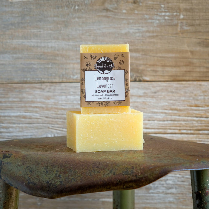 Lemongrass Lavender Soap Bar | Good Earth Soap