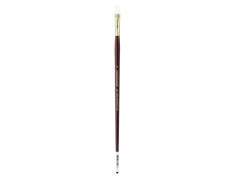 Connoisseur Pure Synthetic Bristle Brush Long Handle - Art Department LLC