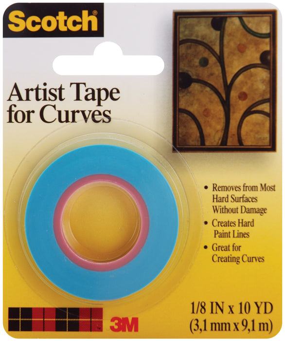 Scotch Artist Tape for Curves 1/8" x 10 yds | 3M