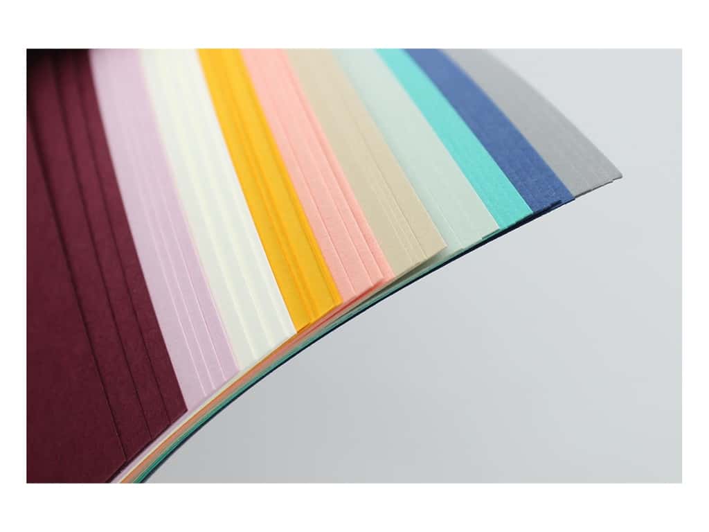 04021 8.5X11 Colorful Assorted Open Stock Cardstock Paper