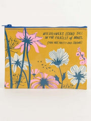 Blue Q Zipper Pouch - Art Department LLC