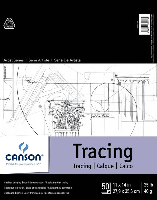 Canson Artist Tracing Pads #25 11X14 | Canson