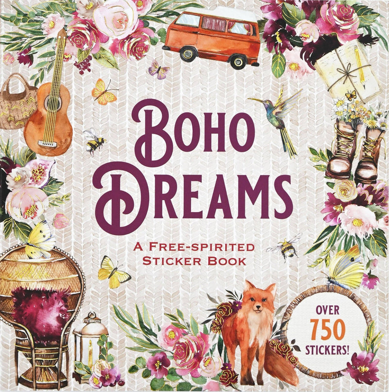 Boho Dreams Sticker Book - Art Department LLC