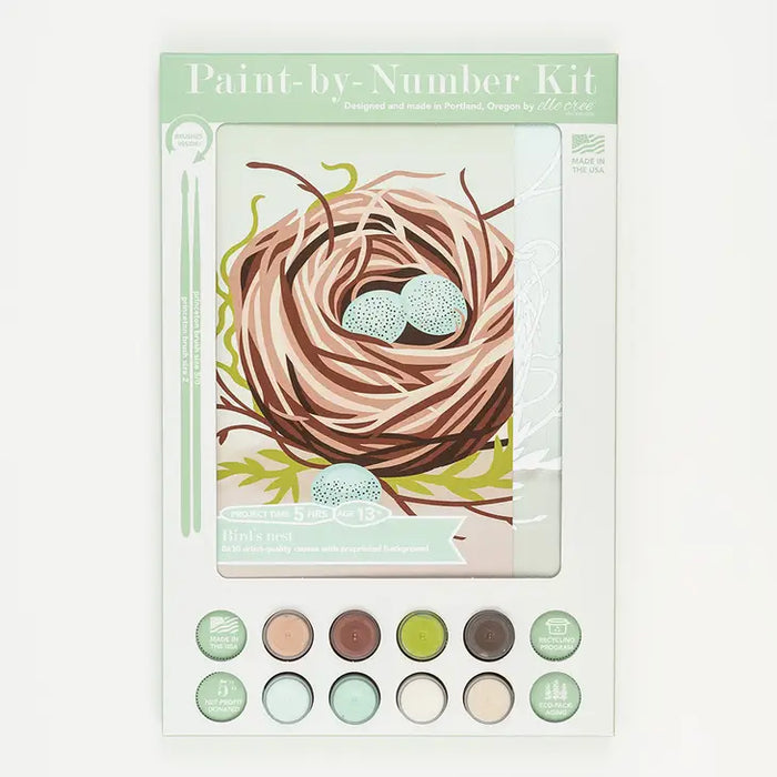Mountainscape  Paint-by-Number Kit for Adults — Elle Crée (she creates)