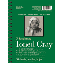 Strathmore 400 Series Toned Gray Sketch Paper Pads - Art Department LLC