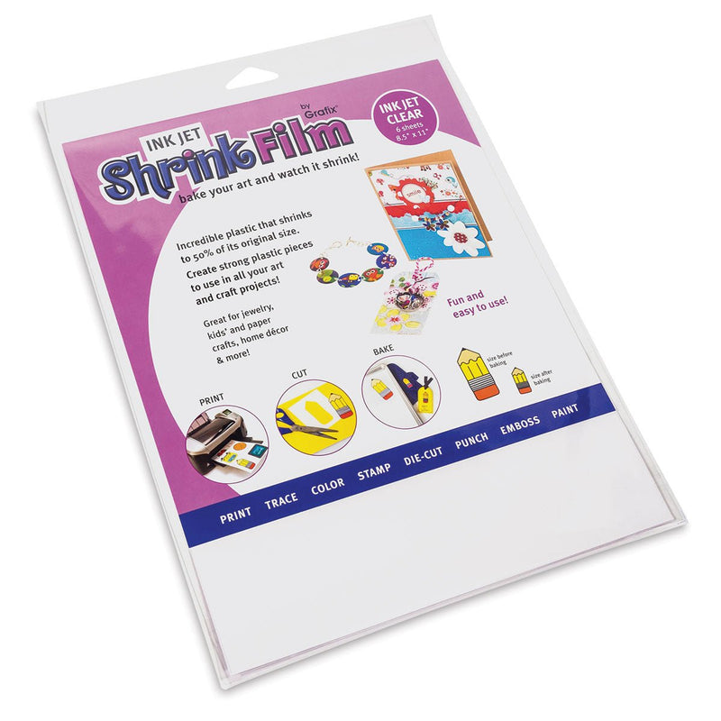 Grafix Shrink Film - 8.5 x 11" Shrinky Dink Pack - Art Department LLC