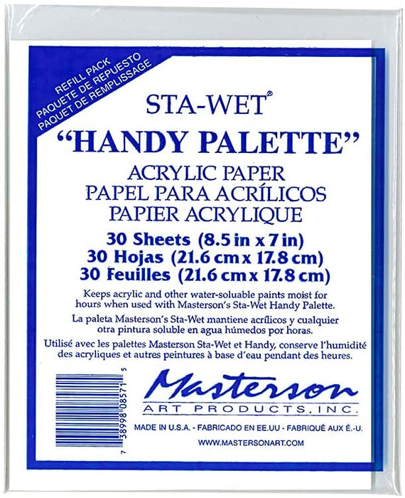 Masterson Sta-Wet Handy Palette and Accessories 8.5 x 7 x 1 inches | Masterson