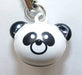Painted Brass Bell Zipper Pulls, Panda head
