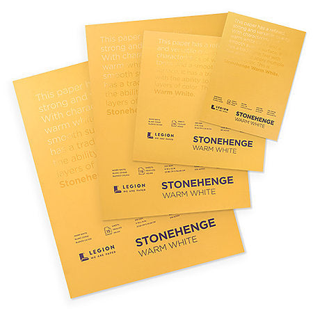 Stonehenge Warm White Paper Pads | Legion Paper