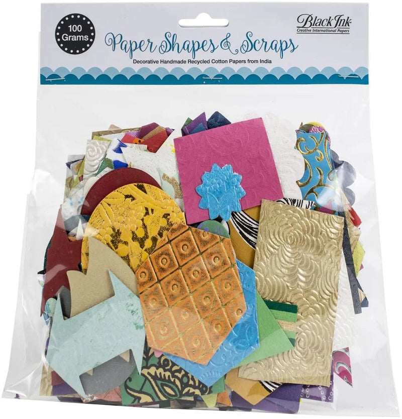 Recycled Cotton Paper Shapes and Scraps - Art Department LLC