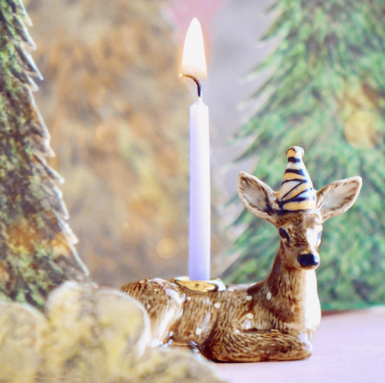 Handmade Porcelain Cake Topper Deer