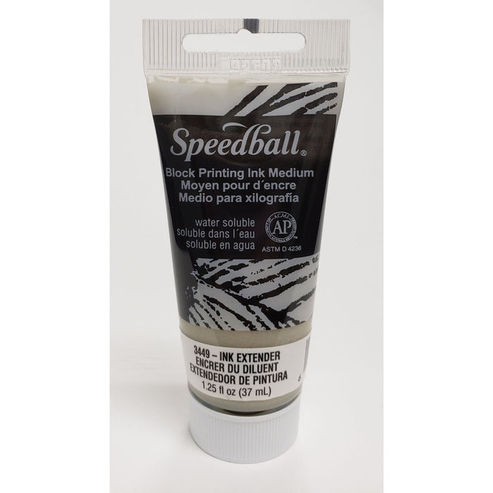Speedball Water-Soluble Block Printing Ink, Platinum White, 2.5oz