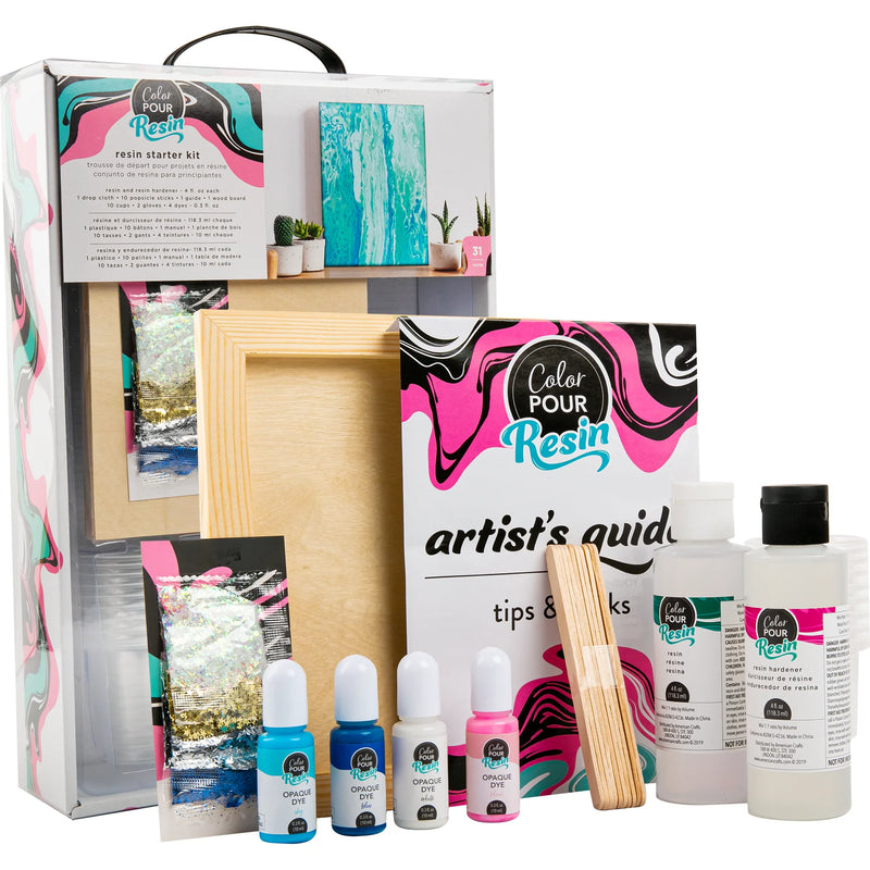 American Crafts Color Pour Resin Starter Kit - Art Department LLC