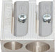 KUM Magnesium-Alloy Metal Rectangular 2 Hole Sharpener | KUM