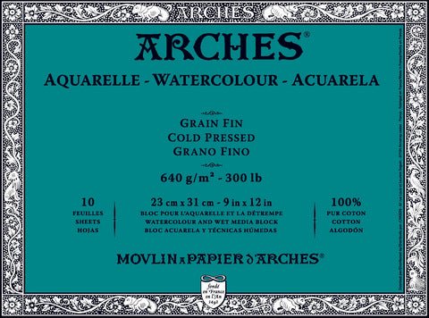 Arches Watercolor Paper Blocks - Art Department LLC