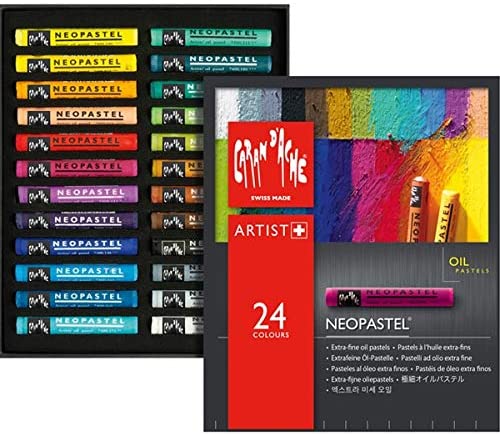 Caran d'Ache Neopastel Oil Pastels Set Of 24 - Art Department LLC