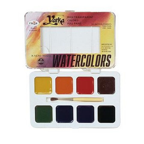 Yarka Semi-moist Watercolor Set of 8 Colors | Yarka